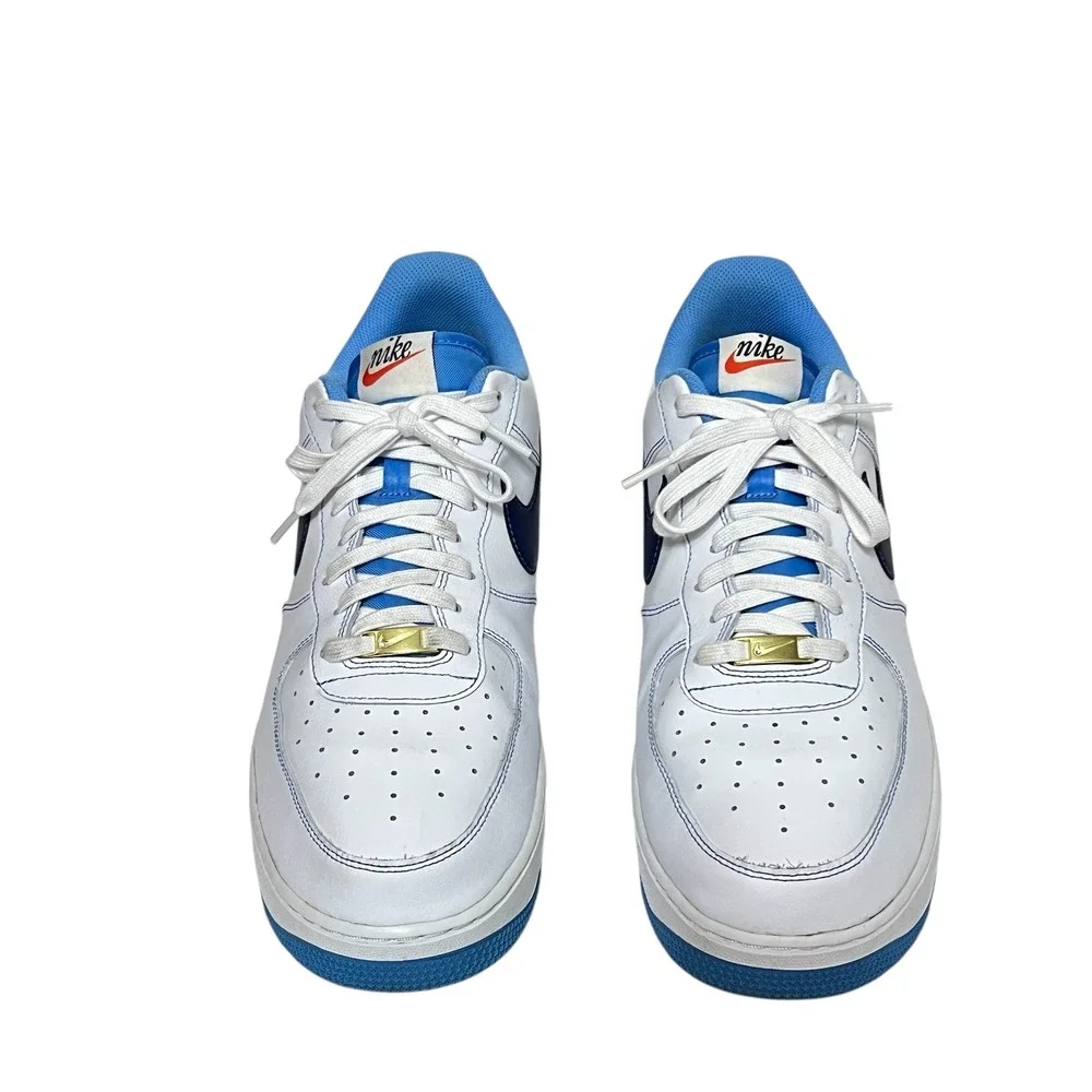 Nike Air Force 1 '07 First Use White University Blue Mens 14 Sneakers DA8478 100